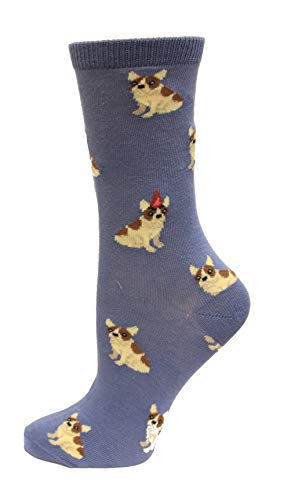 HOTSOX Kids Birthday Frenchie Socks 1 Pair, Slate, Kids S/M