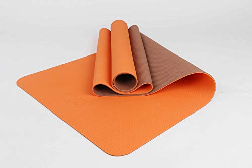Maji Sports 1760618 2 Tone TPE Yoga Mat, Multicolor