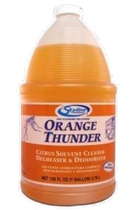 SuperJob JobSite Professionals Orange Thunder Citrus Solvent Cleaner Degreaser & Deodorizer - 1 Gallon