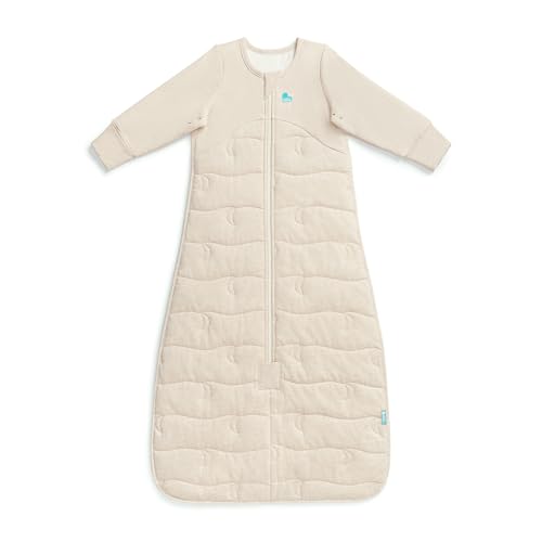 Image of Long Sleeve Sleep Bag 3.5 TOG Cotton Oatmeal Moon Quilting by Love to Dream