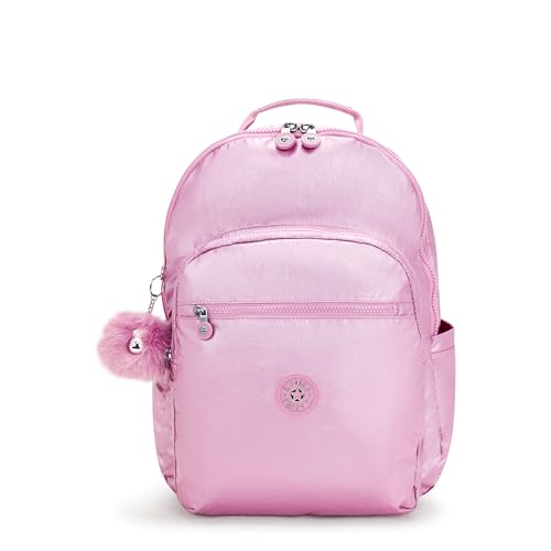 Image of Kipling Women's Seoul Extra Large 17 inch Laptop Backpack, Durable, Roomy with Padded Shoulder Straps, Built-In Protective Sleeve
