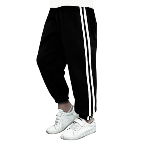 Boys Sweatpants Toddler Active Fleece Warm Fleece Pull On Pants Kids Athletic Casual Jogge Pants 3-8 Years