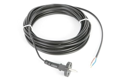 Hochwertiges Kabel passend für alle Miele Staubsauger - Anschlusskabel Länge: 6 m - Anschlussleitung mit Eurostecker - 2x0,75mm² Kupferkern - Auch für Kabeltrommel geeignet