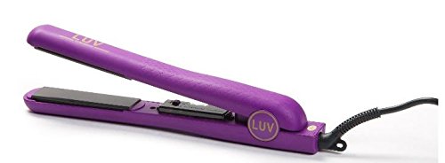 LUV Hair Professional Styling Flat Iron (Dazzling Purple Orchid)