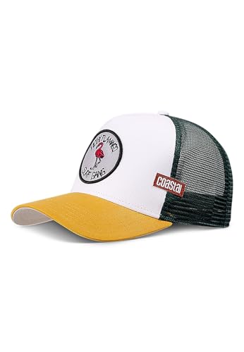Casquette de camionneur Coastal Filthy Flamingo en maille réglable