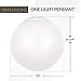 Sea Gull Lighting 6024-15 Leo Globe Pendant Hanging Modern Fixture, One - Light, White