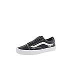Vans Old Skool, Zapatillas Unisex Adulto, Negro (Black/White Vn), 44 EU