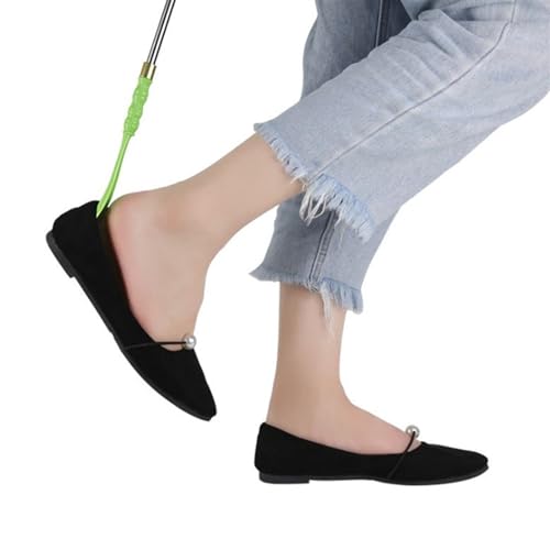 Calzador de mango largo para evitar agacharse acero inoxidable 18,5" 4