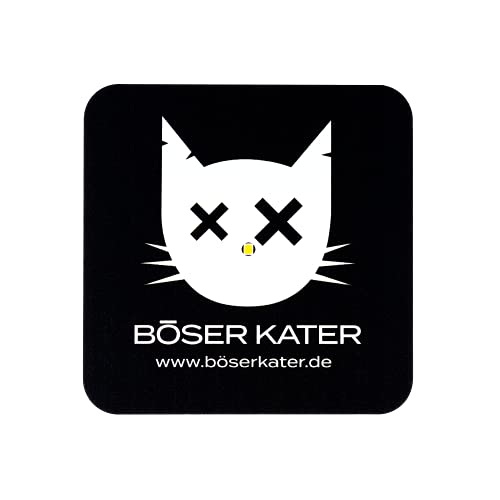 Böser Kater LED-Untersetzer 2er Set | Der leuchtende Untersetzer für deinen Drink | Mit Böser Kater Druck Cover