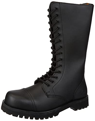 Pure Trash 'Bottes, 14 trous, coque en acier noir - - noir,