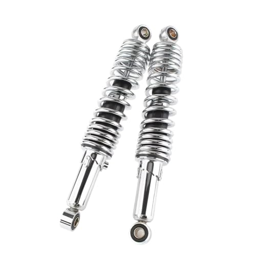 クローム 320MM オートバイリアショックアブソーバー ユニバーサル スズキ用 GS125用 GS150用 90cc 110cc 125cc 150cc ダートバイク ゴーカート ATV クワッド バイク 用 油圧 リアショック