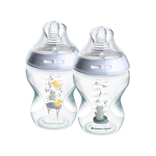 Tommee Tippee Biberón Flujo Lento Closer to Nature, 260ml, Azul, 2 Unidades Tommee Tippee Biberón Flujo Lento Closer to Nature, 260ml, Azul, 2 Unidades