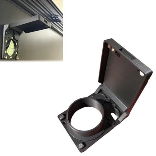 skqhk Diesel Heater Pass Through Adapter Kit Magnetic Air Duct Wall Port Connector with Cover Plate for Camper Trailer Tent Outdoor Heating(3)