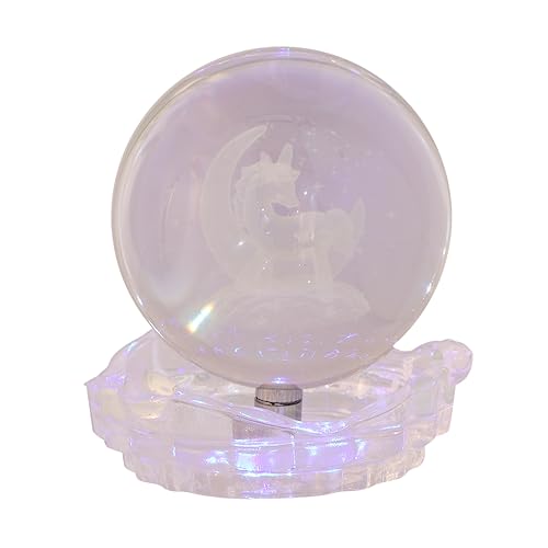 TEHAUX 1pc Delicate Light Creative Adornment for Home Decoration Compact Night Light High Transparency Sphere for Girls