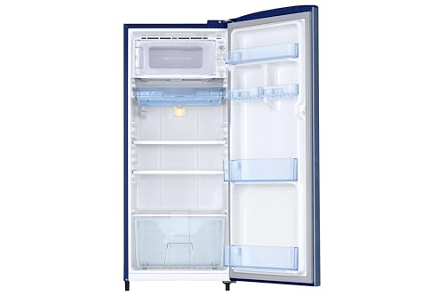 Image of Samsung 183 L, 1 Star, Digital Inverter, Direct-Cool Single Door Refrigerator (RR19H2YC1CU /NL, Camellia Blue, Single Touch Defrost, 2026 Model)