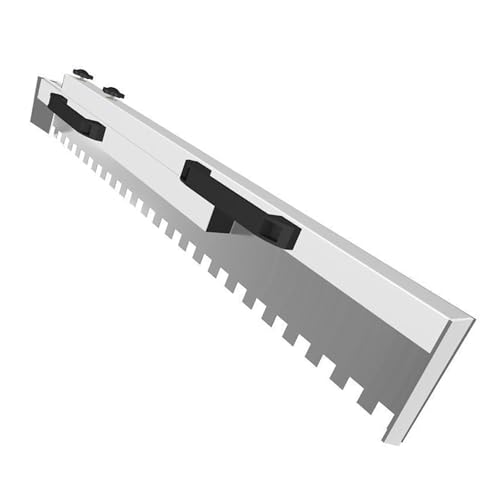 DPFCYBS Edelstahl-Zahnspachtel Fliesenkelle Werkzeuge 30-90cm Einstellbar Mörtelkamm(Size:Quadrat)