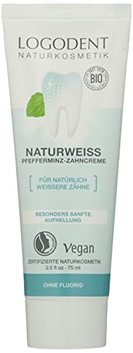 Logona Logodent Natural White Peppermint Toothpaste Logona Logodent Natural White Peppermint Toothpaste