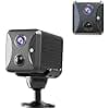 PABXTATU 4G LTE Hidden Spy Camera, Cellular Security Cameras Wireless Indoor with 4G SIM Card (No WiFi) with Motion Detection, Night Vision, 2-Way Talk & Siren, Phone App Remote Control