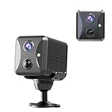 PABXTATU 4G LTE Hidden Spy Camera, Cellular Security Cameras Wireless Indoor with 4G SIM Card (No WiFi) with Motion Detection, Night Vision, 2-Way Talk & Siren, Phone App Remote Control