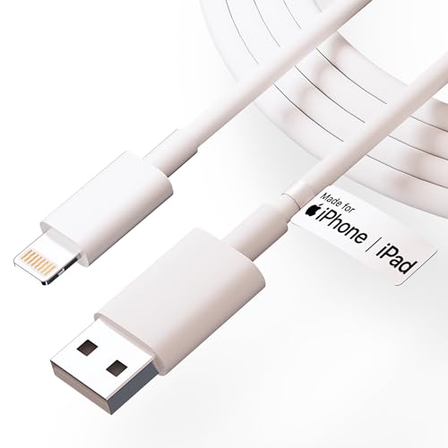 Image of UNBREAKcable USB to Lightning Cable 27W [MFi Certified + 6 months Warranty*] Fast Charger iPhone Cable for iPhone 14 /13 /12 /11 /X /XS /XR /8 /Plus,iPad Mini /Pro /Max,USB Type-A Power Delivery Cord by Tudox