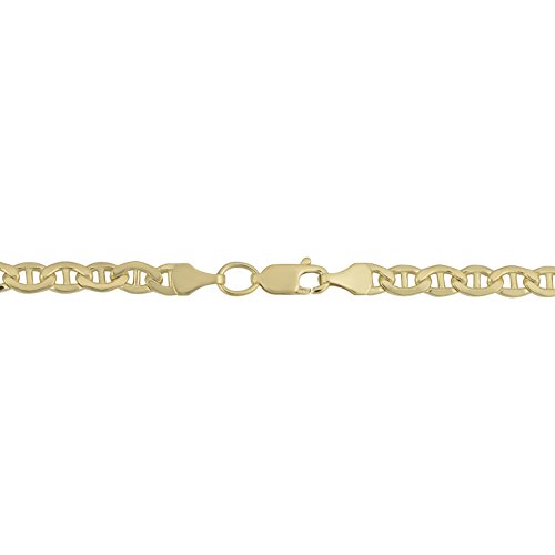 Kooljewelry 14k Yellow Gold Filled 4.15 mm Mariner Link Bracelet (7.5 inch) - Image 3