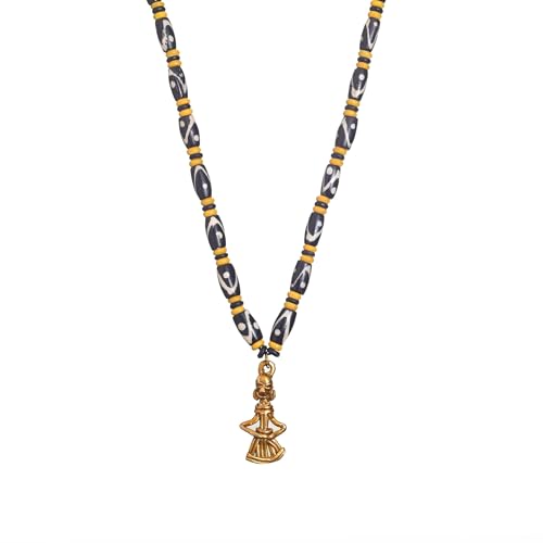 Image of AAKRITI ART CREATIONS Boho & Tribal Handcrafted Ethnic Necklace Collection | Multicolour Pendants, Mandala, Lotus & Dreamcatcher Designs | Artisan Lariat, Collar & Statement Jewelry for Women