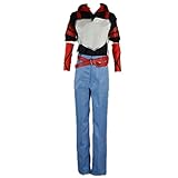 EChunchan Jaune Cosplay Costume Halloween Christmas New Year Party Costume (Male S)
