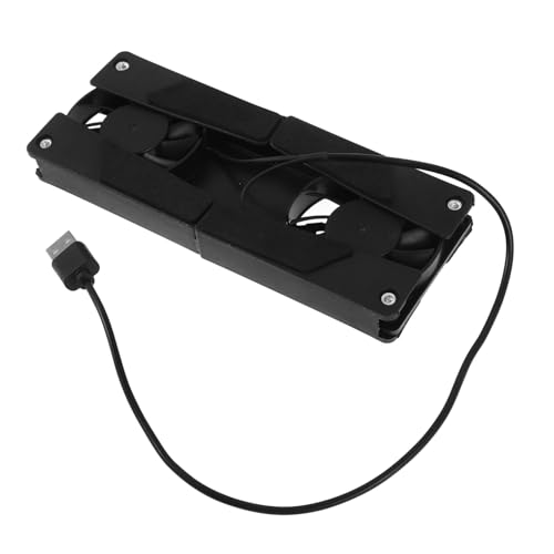 Base refrigerada portátil para laptop con diseño antideslizante y elevación ligera para una mejor disipación de calor miniatura 1