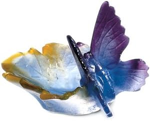 Daum Butterfly Glass Bowl