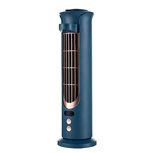 Aire acondicionado para RV, mini aire acondicionado de escritorio, ventilador de torre, ventilador de escritorio ultra silencioso con refrigeración por aire (azul)