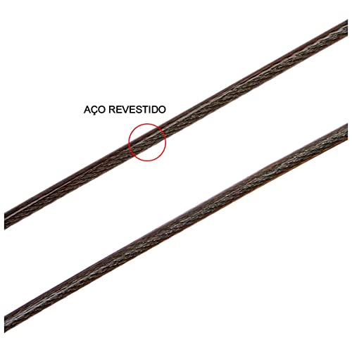 Corda Pular Aço Crossfit 3m Rolamento Speed Profissional Preto