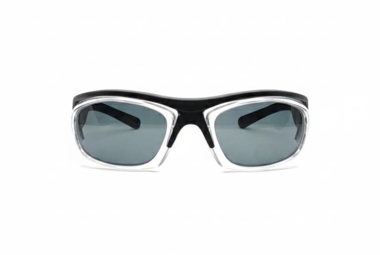 Image of THUNDERSTORM Safety Goggles Eye Protection Anti Pollution Eyewear For Multipurpose Riding Motorcycle Cycling Scratch Resistant UV Protected Glasses for Men & Women (Matte Black with Smoke Lens)
