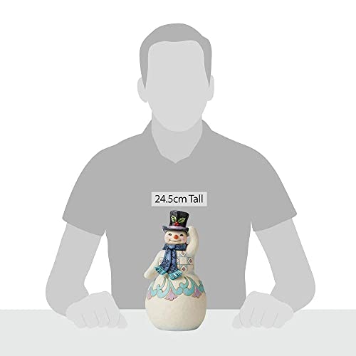 Enesco Jim Shore Heartwood Creek Snowman With Top Hat Christmas Figurine 6008121 #TOP2