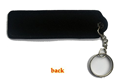 Personalized Embroidered Key Luggage Tags Custom Keychain Masterpatch Tag (K1) #TOP1