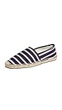 Soludos Men's Stripe Original Dali Espadrilles, Navy/Natural/Red, 10.5 Medium US