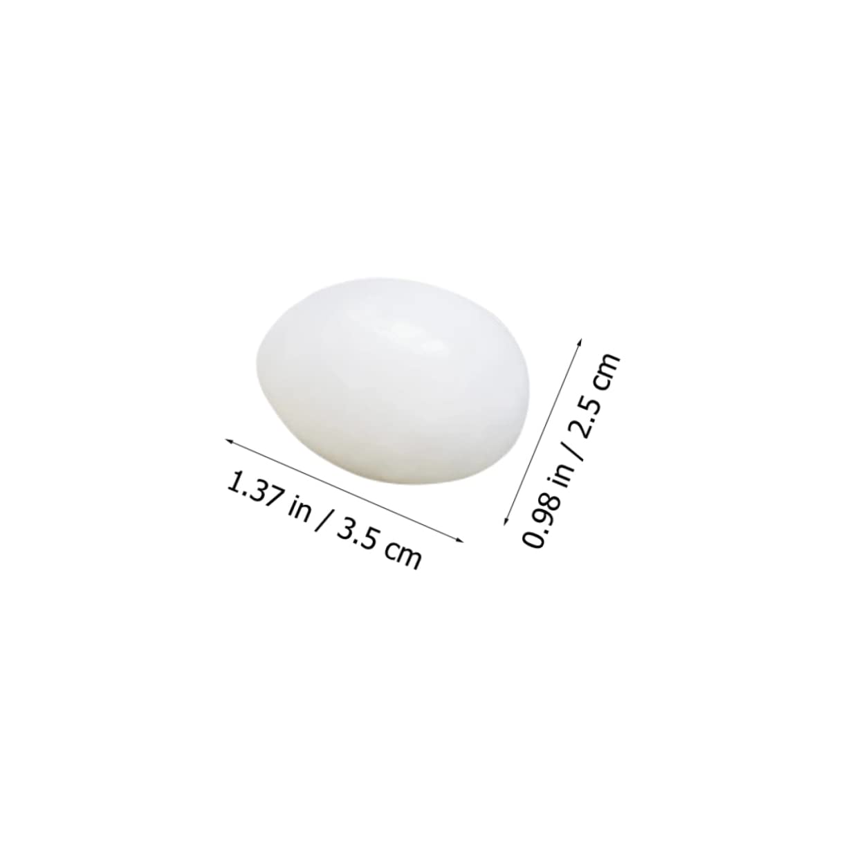 DINHEAROM 30pcs Simulation Pigeon Eggs Durable Hatching Props for Bird Breeding Realistic Design for Enhanced Hatching Rate Essential Incubation Supplies for Pigeon Care