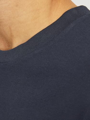 JACK&JONES Herren JJXMAS Funny Tee SS Crew Neck T-Shirt, Sky Captain, S – Ansicht 5