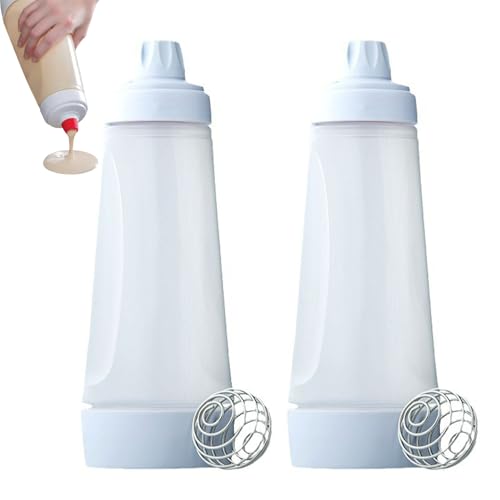 lbxtswpl Pancake Batter Dispenser, 2PCS Hand Batter Dispenser, Ba...