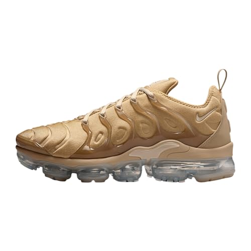 Image of Nike Air Vapormax Plus Men's Shoes (IB4008-297, Parachute Beige /Black /White /Desert Khaki) Size 5