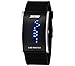 Montre NuméRique éTanche Sport Mode LED RéTro-éClairage éCran Carré Face Sports Jelly Bande De Caoutchouc Enfants Hommes Femmes Montre Au Poignet