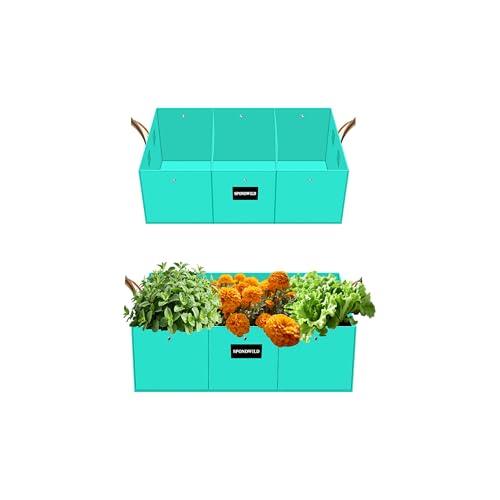 SPONDWILD Rectangle PE Grow Bags