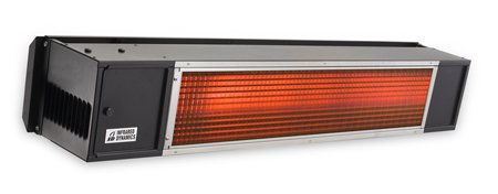 Sunpak Model S34 B Tsh Two Stage Hardwired 25,000 To 34,000 Btu Infrared Outdoor Patio Heater (Natural Gas, Black Casing) #TOP1