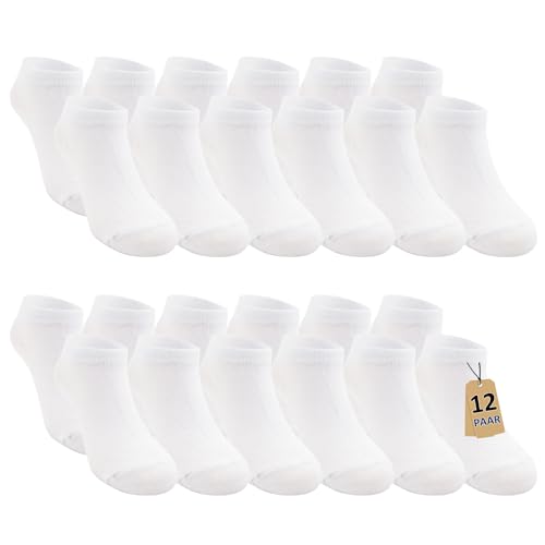 Geyuwoz Chaussettes Enfant 31-34 Chaussettes Fille 31-34 Socquettes Filles Chaussette Courte avec de jolis motifs Unisexe Enfant de Tennis en Coton 12 Paires
