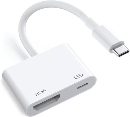 Mindorlen Adaptador USB C a HDMI 4K @60Hz para iPhone 15 MacBook Pro Air iPad Pro, USB 3.1 Tipo C Digital AV HDMI 2.0 Cable Compatible con Sam ung Galaxy S23/S22, Pixelbook, XPS y más