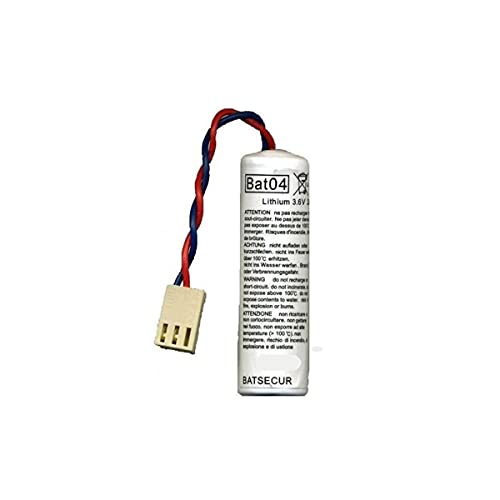Cosa comprende l'offerta: Maxxistore - Batsecur batteria litio bat04 compatibile antifurto logisty batli04-3,6 V 2 Ah - LS14500 - ER14505 - Connettore Molex 6471-03