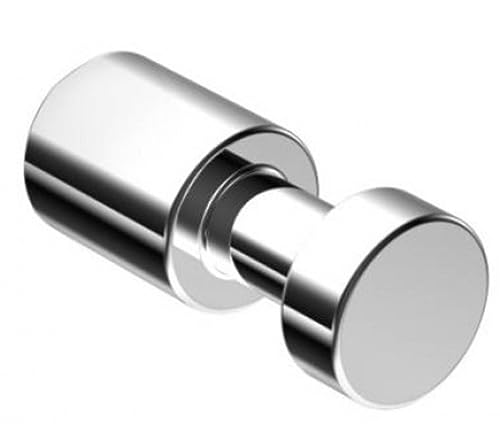 EMCO Flow Haken zur Wandmontage, praktischer Handtuchhalter aus Metall, hochwertiger Wandhaken für Handtücher oder Kleidung, chrom, Silber