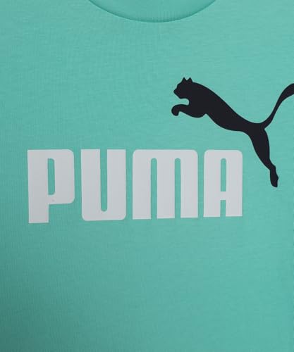 Image of Puma Boy Cotton Solid Regular Fit Tees