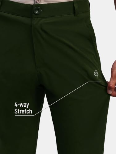 Image of Reccy Men's Trekking Hiking Camping Regular Fit Nomadic Lite Pants - Ultralight, Water Resistant, Highly Breathable, UPF 40 Sun Protection