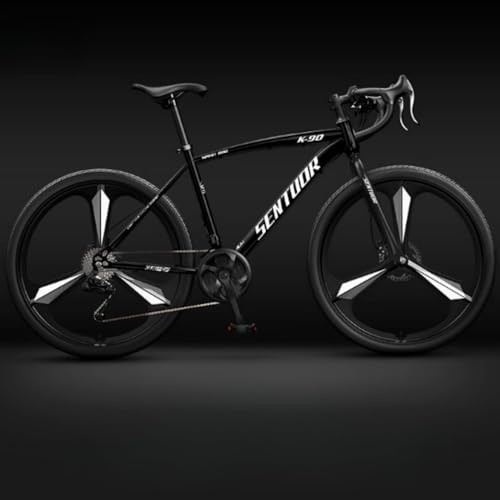 Dazzix新登場クロスバイク24/26インチエアロロードバイク 自転車 24/27/30段変速 超軽量 前後ディスクブレーキ 高炭素鋼フロントフォーク ドロップハンドル マウンテンバイク アウトドア自転車 適応身長155-185CM 通勤 通学 街乗り