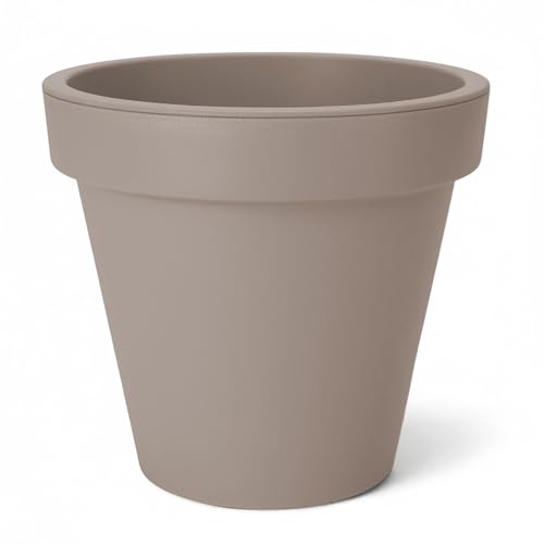 Spetebo Grand pot de fleurs de taille XXL, jardinière en plastique, plusieurs tailles disponibles